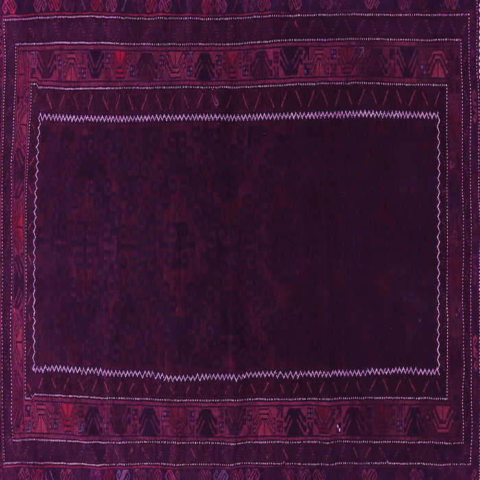 Square Machine Washable Persian Pink Traditional Rug, wshtr1531pnk