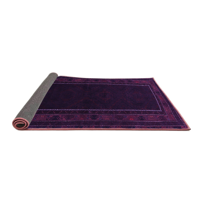 Sideview of Persian Purple Traditional Rug, tr1531pur