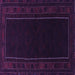 Square Persian Purple Traditional Rug, tr1531pur