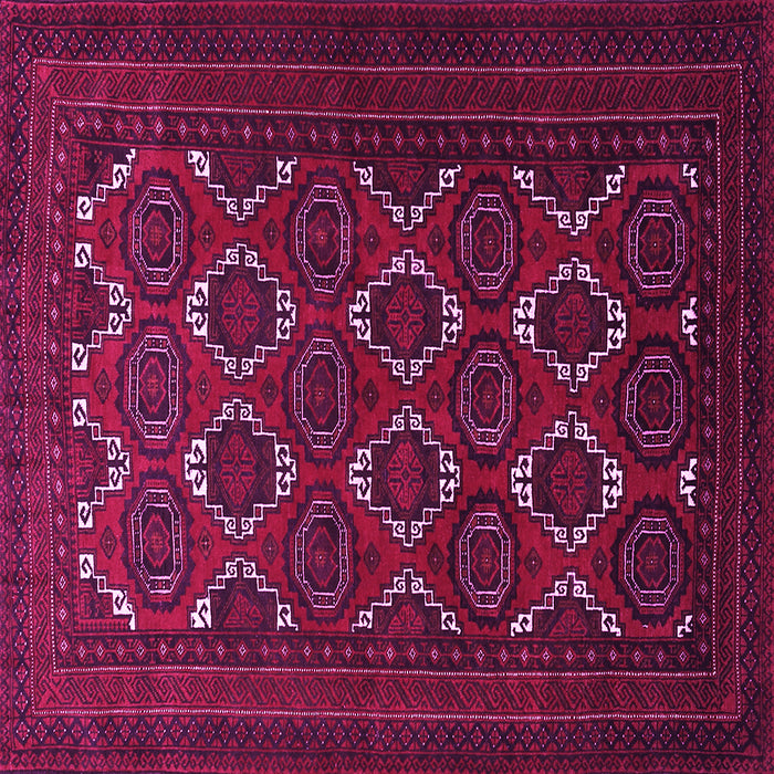 Square Persian Pink Traditional Rug, tr1532pnk