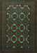 Persian Turquoise Traditional Rug, tr1532turq