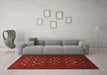 Machine Washable Persian Orange Traditional Area Rugs in a Living Room, wshtr1532org