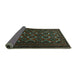 Sideview of Persian Turquoise Traditional Rug, tr1532turq