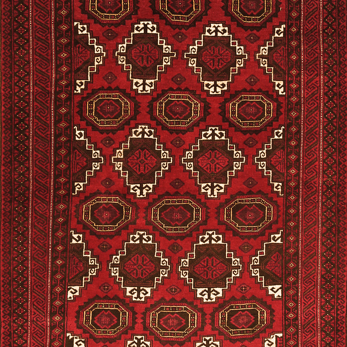 Serging Thickness of Machine Washable Persian Orange Traditional Area Rugs, wshtr1532org