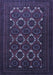 Machine Washable Persian Blue Traditional Rug, wshtr1532blu