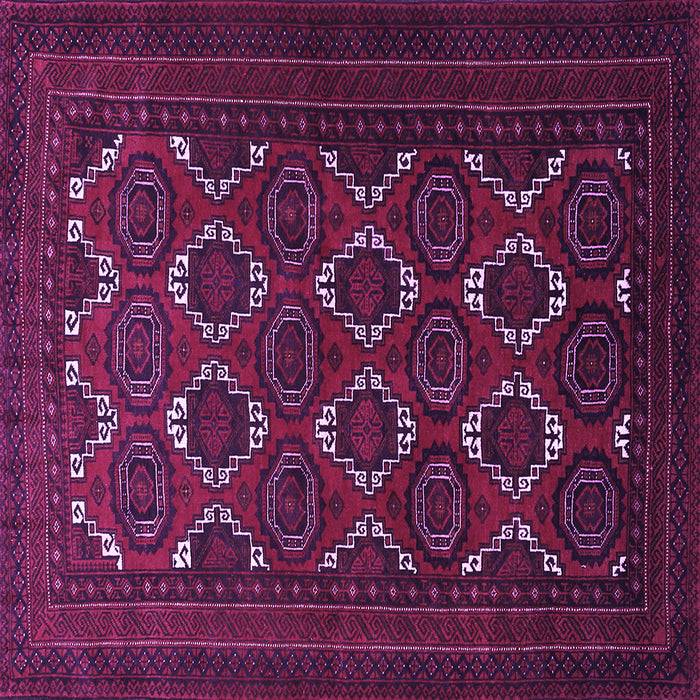 Square Persian Purple Traditional Rug, tr1532pur