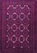 Machine Washable Persian Purple Traditional Area Rugs, wshtr1532pur