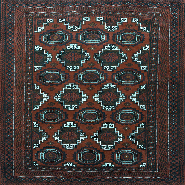 Square Persian Light Blue Traditional Rug, tr1532lblu