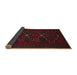 Sideview of Traditional Bakers Brown Persian Rug, tr1533