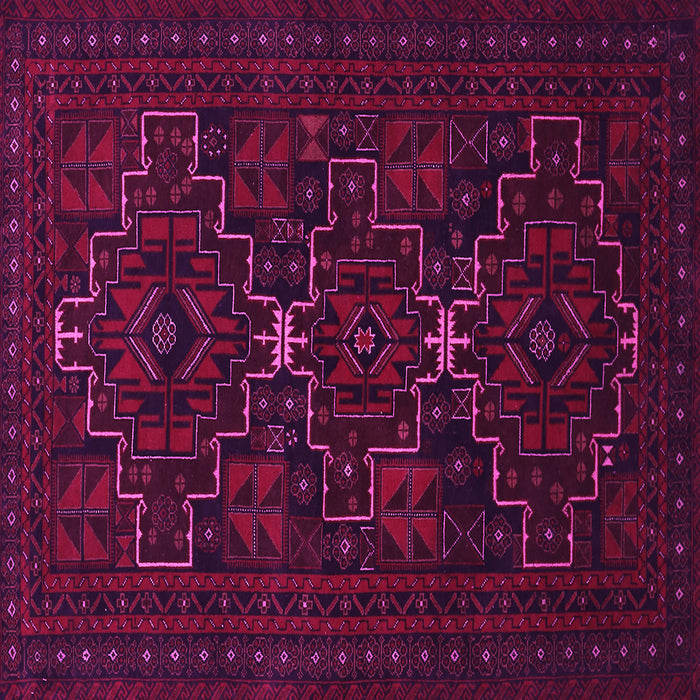 Square Persian Pink Traditional Rug, tr1533pnk
