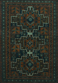 Persian Turquoise Traditional Rug, tr1533turq