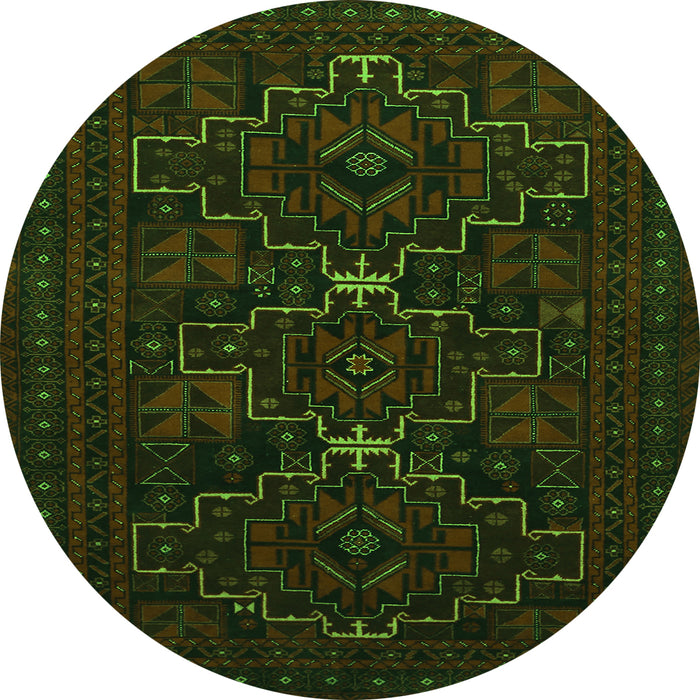 Machine Washable Persian Green Traditional Area Rugs, wshtr1533grn