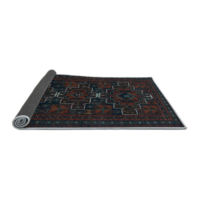Sideview of Persian Light Blue Traditional Rug, tr1533lblu