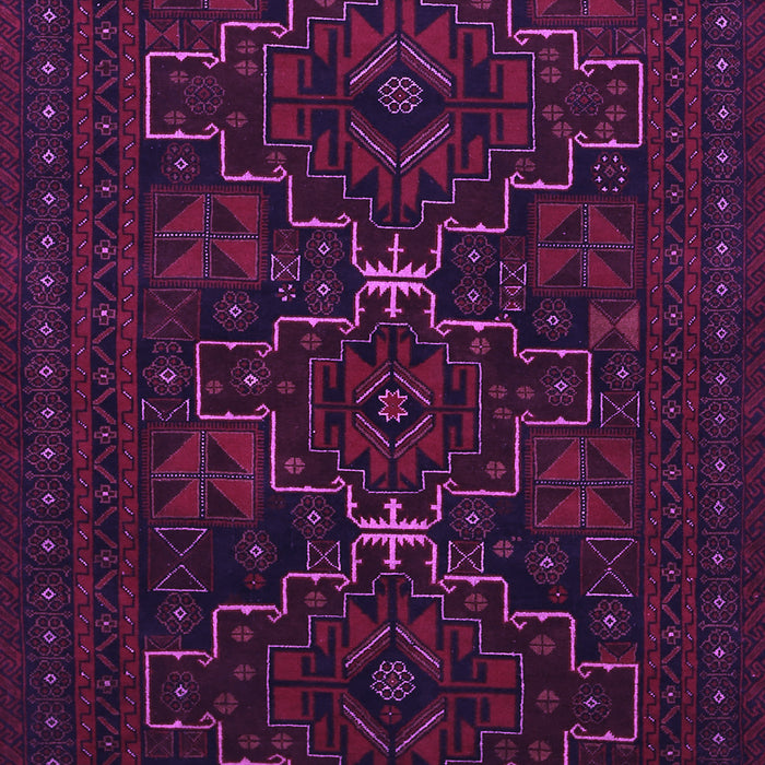 Machine Washable Persian Purple Traditional Area Rugs, wshtr1533pur