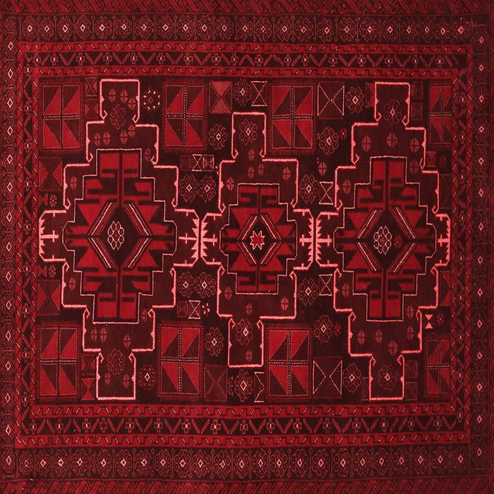Machine Washable Persian Red Traditional Rug, wshtr1533red