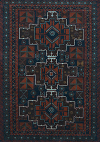 Persian Light Blue Traditional Rug, tr1533lblu