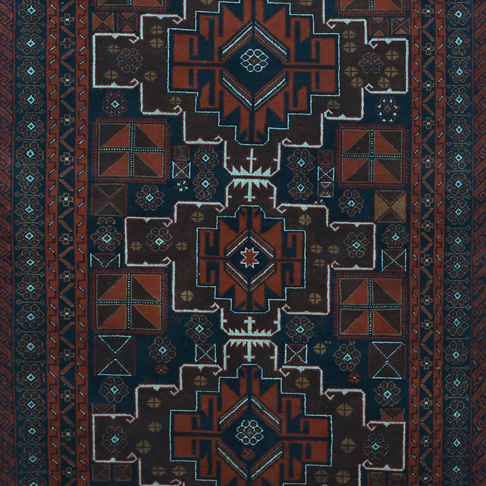 Persian Light Blue Traditional Rug, tr1533lblu