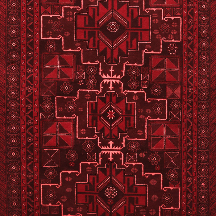 Machine Washable Persian Red Traditional Rug, wshtr1533red
