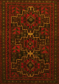 Persian Yellow Traditional Rug, tr1533yw
