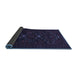 Sideview of Persian Blue Traditional Rug, tr1533blu