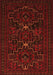 Serging Thickness of Machine Washable Persian Orange Traditional Area Rugs, wshtr1533org