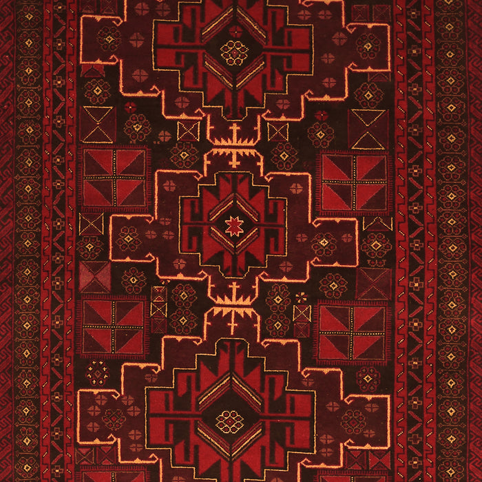 Serging Thickness of Machine Washable Persian Orange Traditional Area Rugs, wshtr1533org