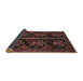 Sideview of Traditional Reddish Brown Persian Rug, tr1534