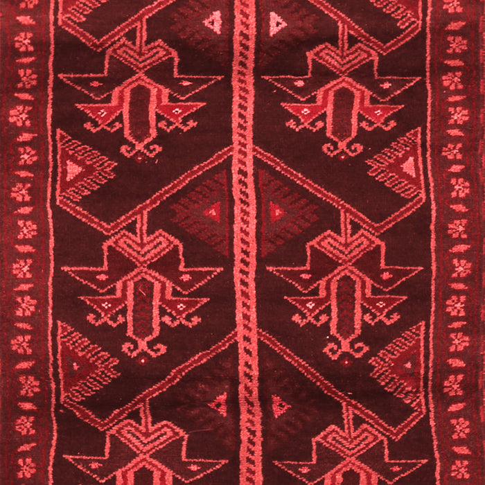 Machine Washable Persian Red Traditional Rug, wshtr1534red
