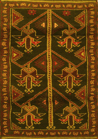 Persian Yellow Traditional Rug, tr1534yw