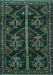 Persian Turquoise Traditional Rug, tr1534turq