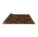 Sideview of Persian Brown Traditional Rug, tr1534brn