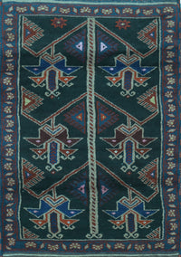 Persian Light Blue Traditional Rug, tr1534lblu