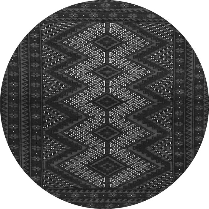 Machine Washable Persian Gray Traditional Rug, wshtr1535gry