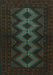 Persian Turquoise Traditional Rug, tr1535turq