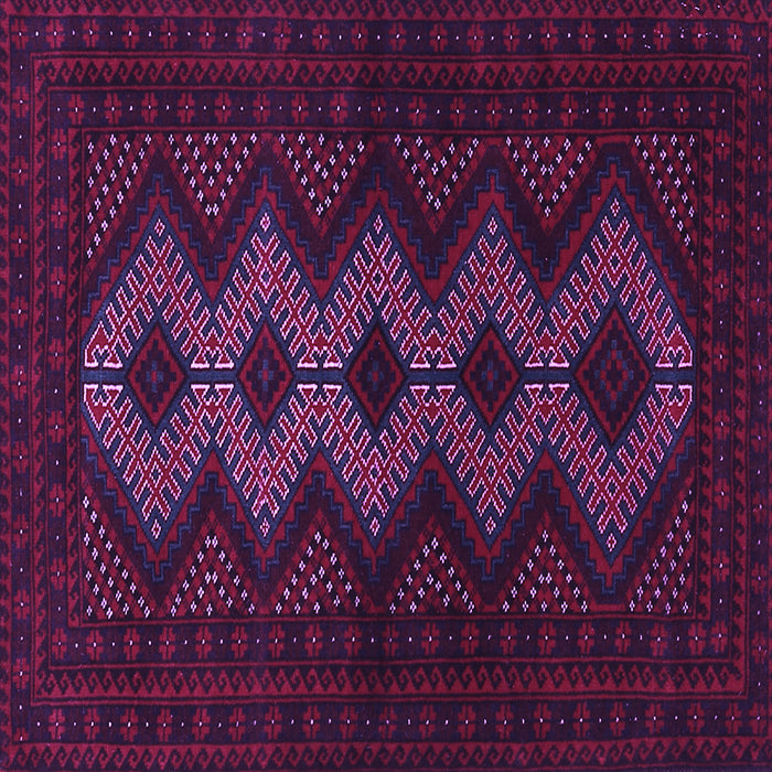 Square Persian Purple Traditional Rug, tr1535pur