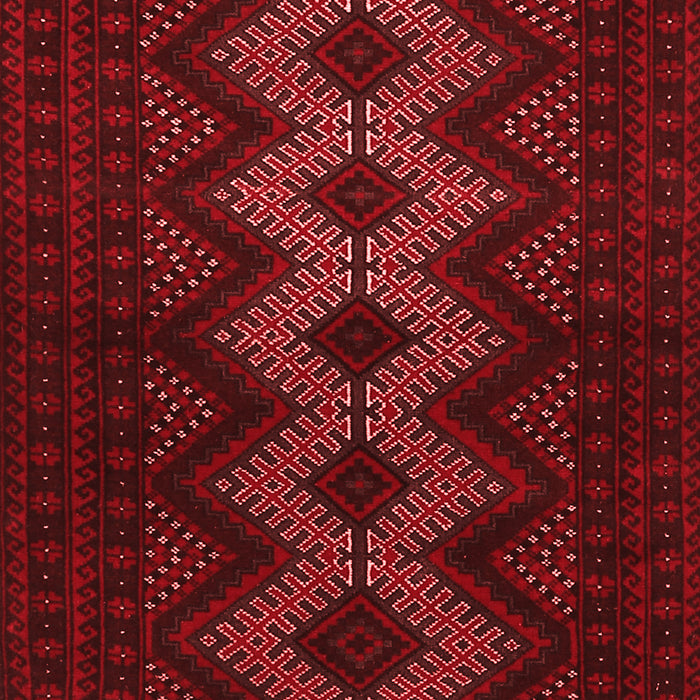 Machine Washable Persian Red Traditional Rug, wshtr1535red