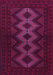 Machine Washable Persian Pink Traditional Rug, wshtr1535pnk