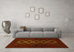 Machine Washable Persian Yellow Traditional Rug in a Living Room, wshtr1535yw