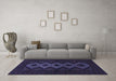 Machine Washable Persian Blue Traditional Rug in a Living Room, wshtr1535blu