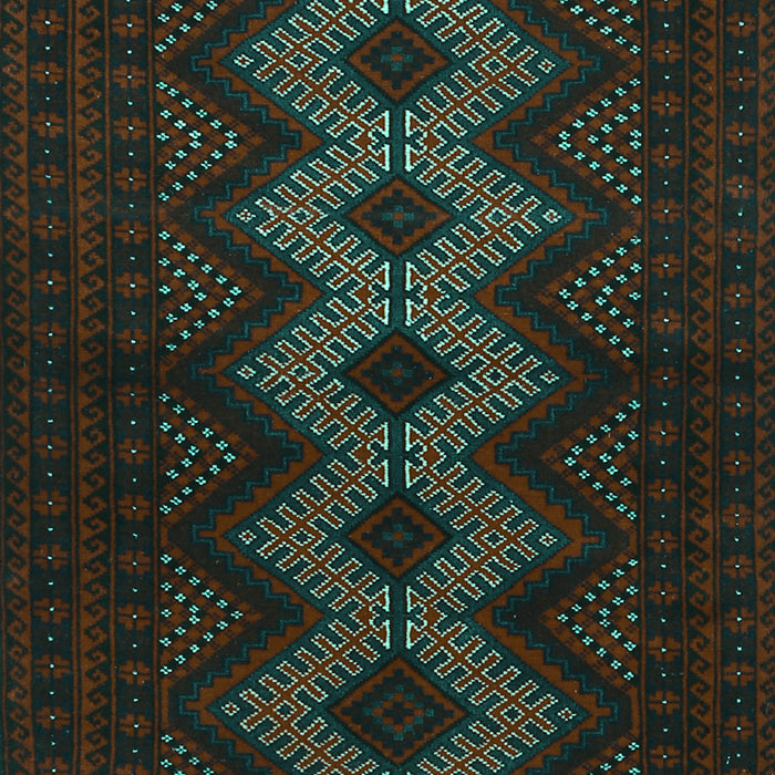 Machine Washable Persian Turquoise Traditional Area Rugs, wshtr1535turq
