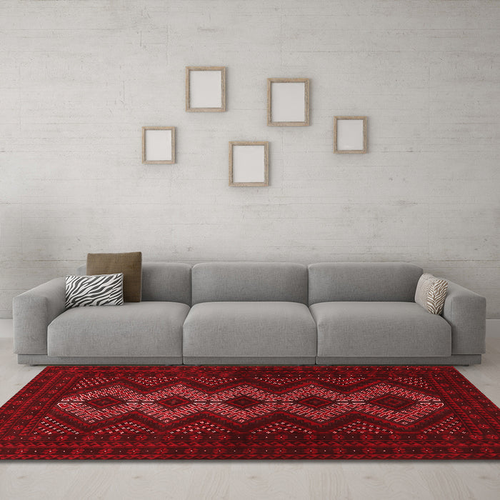Traditional Red Washable Rugs