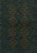 Machine Washable Persian Turquoise Traditional Area Rugs, wshtr1536turq