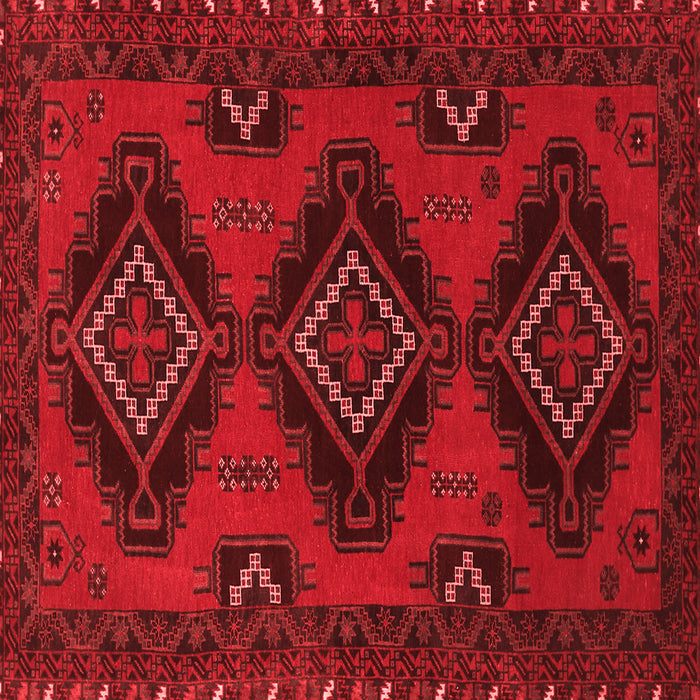Machine Washable Persian Red Traditional Rug, wshtr1537red
