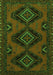 Persian Green Traditional Rug, tr1537grn