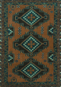 Persian Turquoise Traditional Rug, tr1537turq