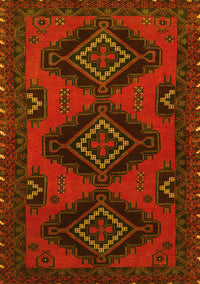 Persian Yellow Traditional Rug, tr1537yw