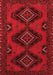 Persian Red Traditional Area Rugs