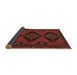 Sideview of Persian Brown Traditional Rug, tr1537brn