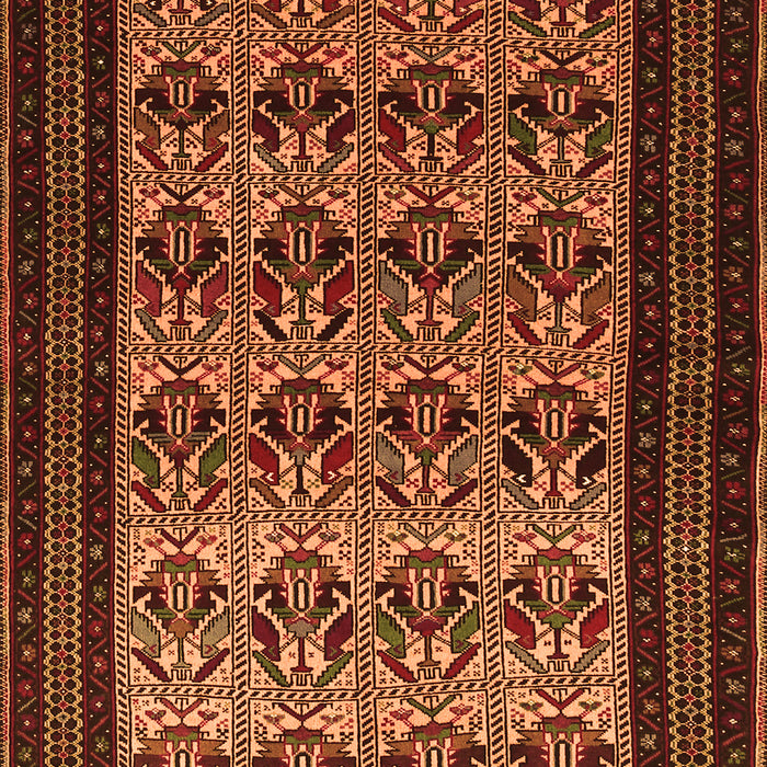 Persian Orange Traditional Rug, tr1538org