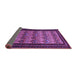 Sideview of Persian Purple Traditional Rug, tr1538pur